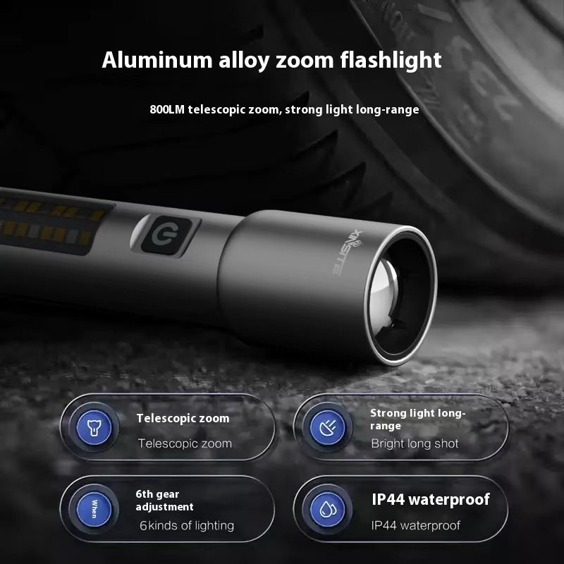 Premium XINSITE Rechargeable LED Flashlight - Image 6