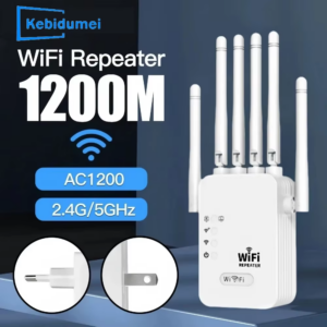 Powerful 1200Mbps Dual Band WiFi Speed Booster - ঘরের প্রতি কোণায় হাই-স্পিড ইন্টারনেট
